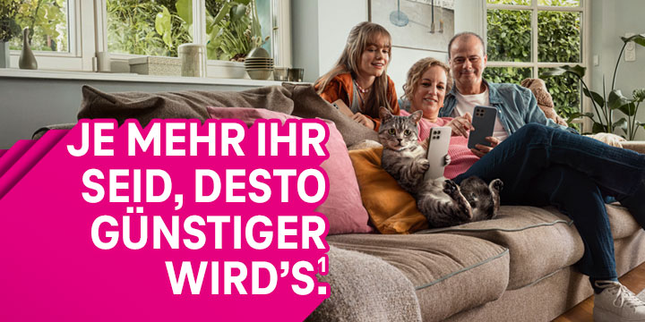 MagentaMobil: Je mehr, desto gnstiger wird's.