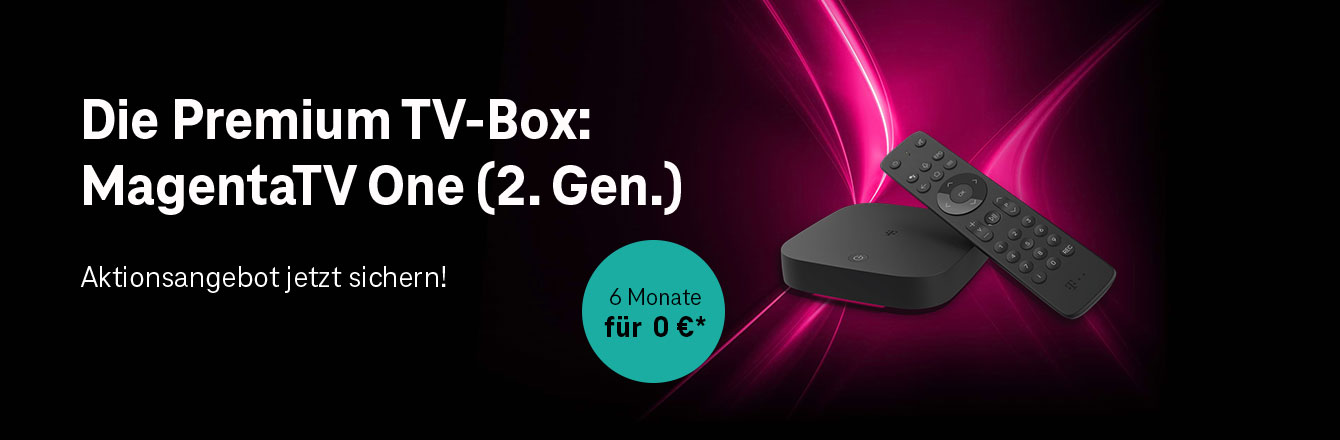 MagentaTV One Aktion - 6 Monate fr 0  oder einmalig 77 